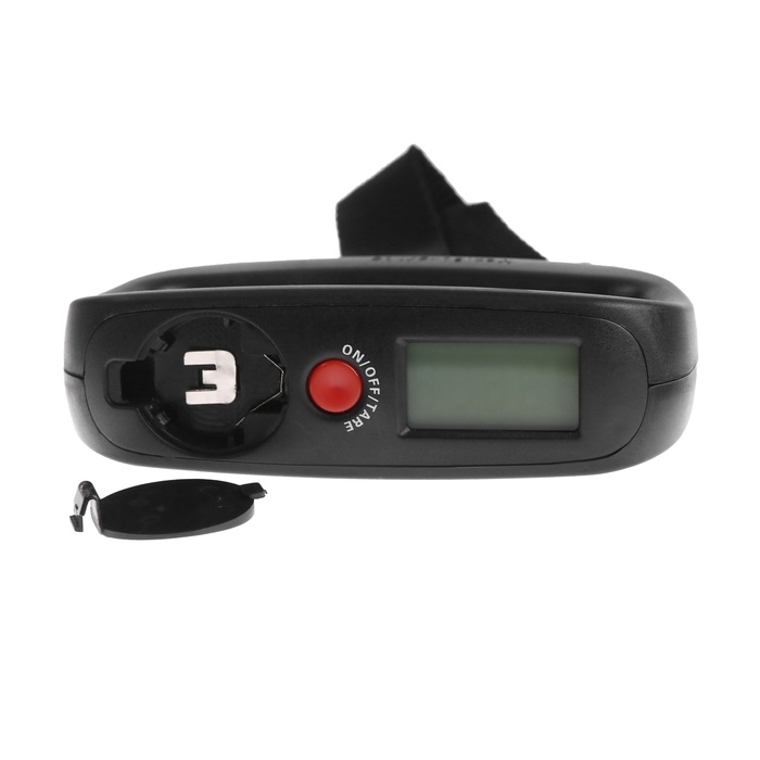 Весы багажные Luazon LVU-06, до 50 кг, чёрные, лента Весы багажные Luazon LVU-06, до 50 кг, чёрные, лента