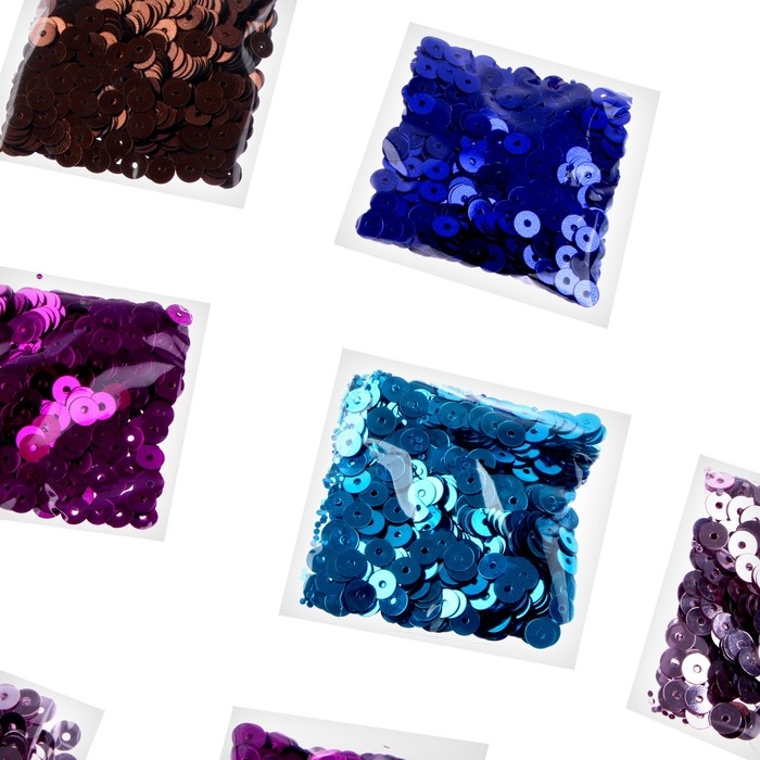 Аппликация пайетками для детей и раскраска - наклейки «Улыбки», набор для творчества