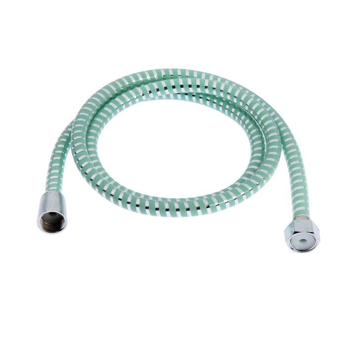 Душевой шланг ZEIN Z06PG, 150 см, с пластиковой конусообразной гайкой, ПВХ, зеленый Душевой шланг ZEIN Z06PG, 150 см, с пластиковой конусообразной гайкой, ПВХ, зеленый