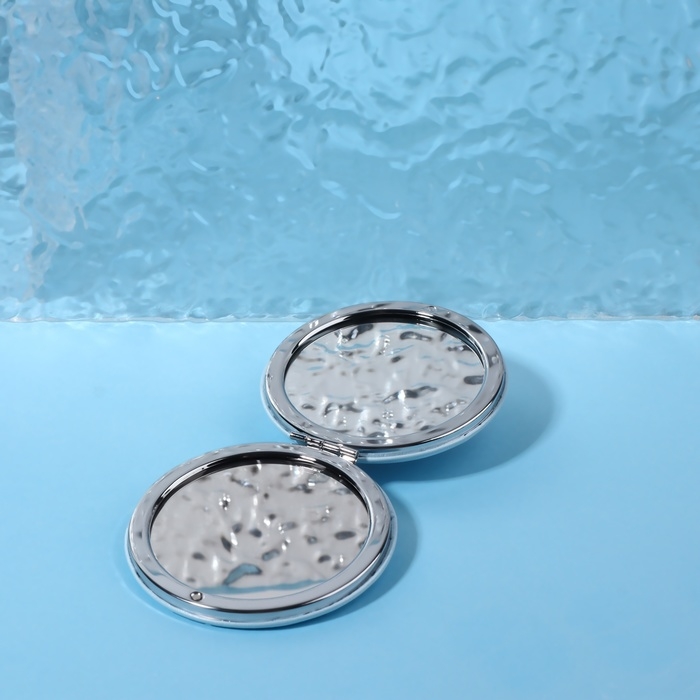 Зеркало - антистресс «Корги», складное, d = 7,2 см, с увеличением, искусственная кожа, цвет голубой Зеркало - антистресс «Корги», складное, d = 7,2 см, с увеличением, искусственная кожа, цвет голубой