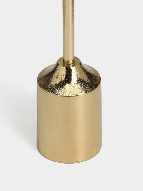 Подсвечник &laquo;Доблесть&raquo;, 8&times;8&times;30 см, золотой алюминий