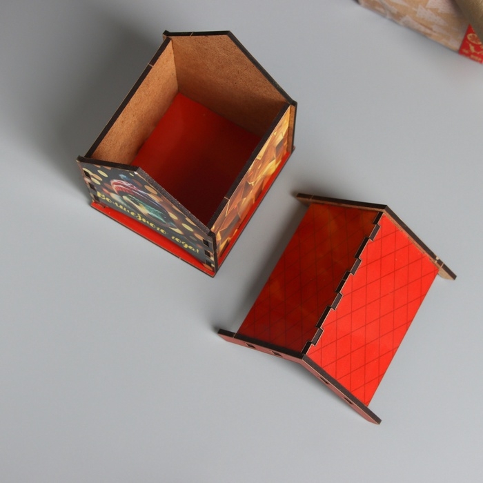 Новогодний чайный домик Новогодний чайный домик "Змея.Волшебного НГ" 10,5х9,5х12 см МИКС