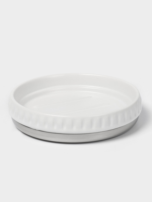 Набор для ванной Набор для ванной "Хром" 3 предмета (дозатор для мыла, стакан, мыльница)