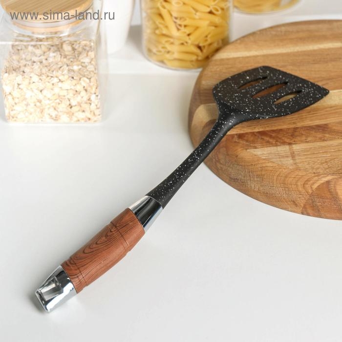 Лопатка с прорезями Доляна «Древо», 35 см