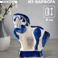 Фигурка фарфор гжель &laquo;Конь Щеголь&raquo;