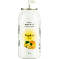 Баллон сменный для автоосвежителя Amber Air Цитрусовый  фреш 75мл