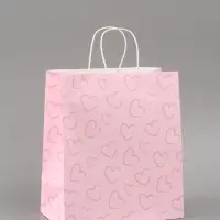 Пакет подарочный &laquo;Сердца&raquo;, 28 х 32 х 15 см