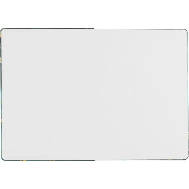 Блокнот Floral А5 96л. клетка, обл. тв.лам.картон, сшивка,резинка,зелен