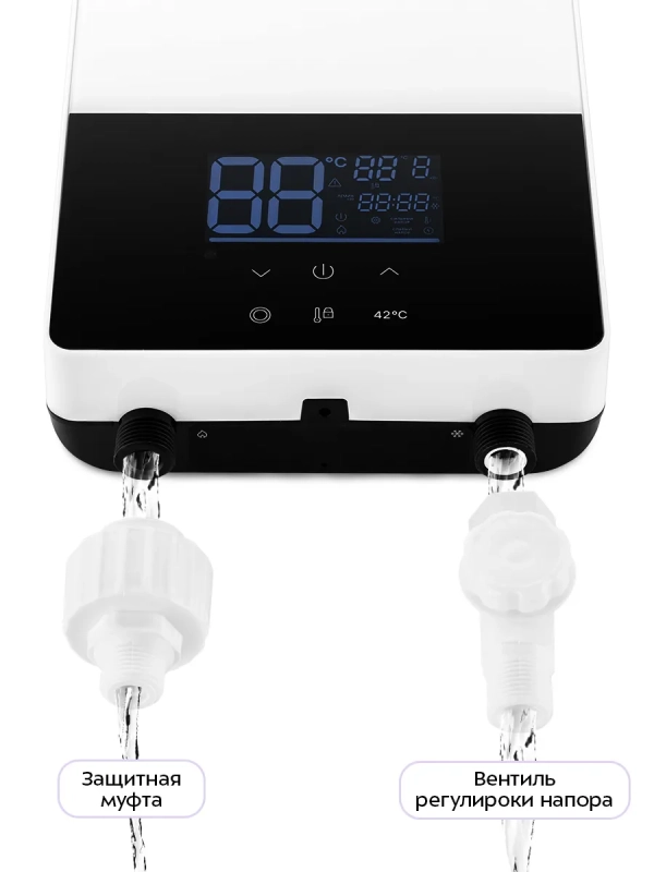 Водонагреватель проточный КТ-6034 - 6000 Вт Водонагреватель проточный КТ-6034 - 6000 Вт