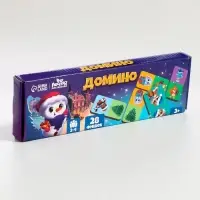 Домино деревянное Лесная мастерская &laquo;С Новым годом!&raquo;