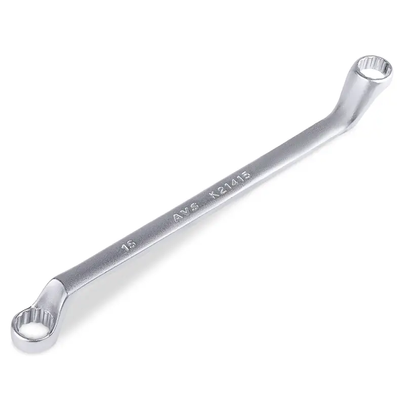 Ключ гаечный накидной изогнутый (14х15 мм) AVS K21415