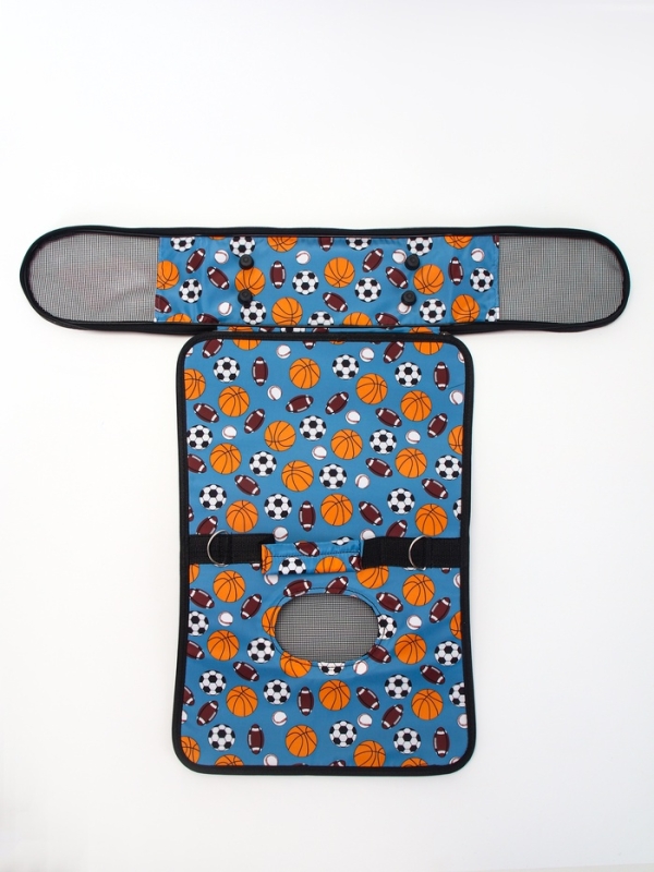 Сумка - переноска для животных Сумка - переноска для животных "Спорт", размер S, 37,5 х 17 х 22 см, голубая