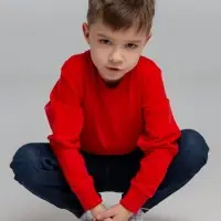Свитшот Toima Kids красный, 8 лет
