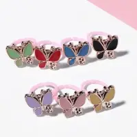 Кольцо «Выбражулька» бабочка эмаль, МИКС, безразмерное