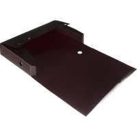 Короб архивный на кнопке Attache 70 мм пластик,бордовый песок