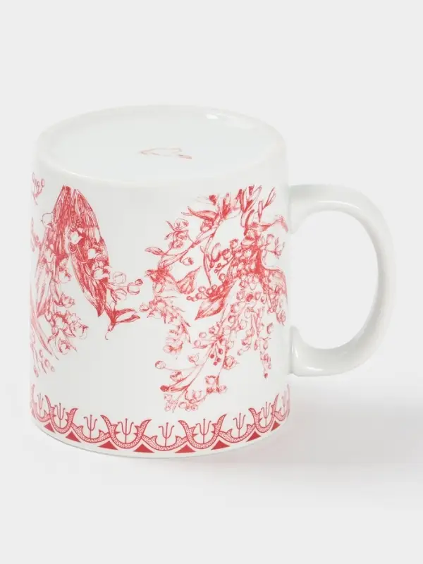 Кружка Дулевский фарфор «Райские ландыши», 300 мл, фарфор Кружка Дулевский фарфор «Райские ландыши», 300 мл, фарфор