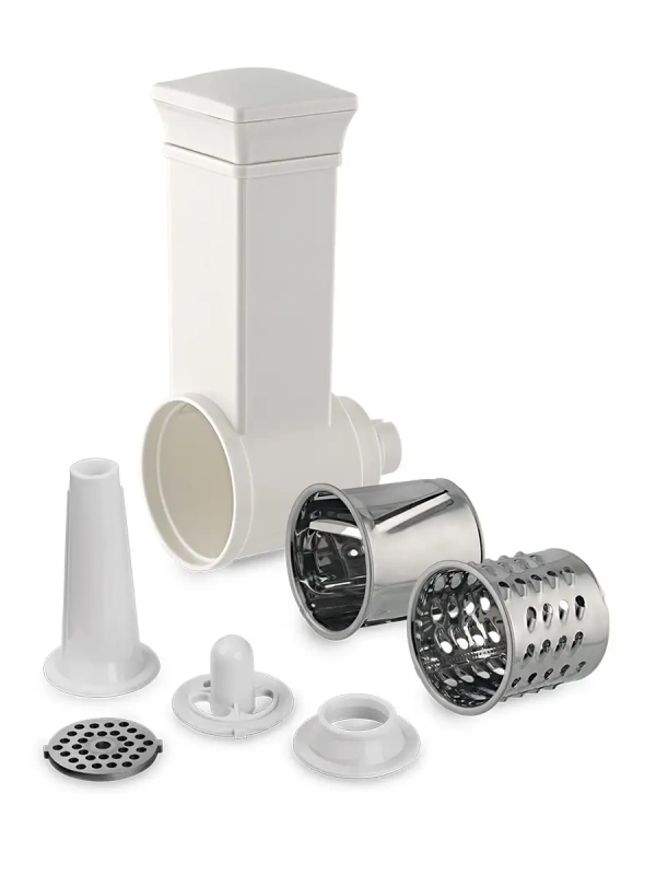 Мясорубка электрическая с насадками и овощерезкой Мясорубка электрическая с насадками и овощерезкой