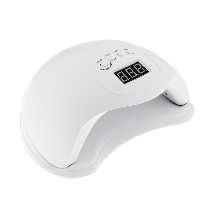 Лампа для гель-лака Luazon LUF-01, UV/LED, 48 Вт, 24 диода, таймер 60/90/120 с, USB, белая Лампа для гель-лака Luazon LUF-01, UV/LED, 48 Вт, 24 диода, таймер 60/90/120 с, USB, белая