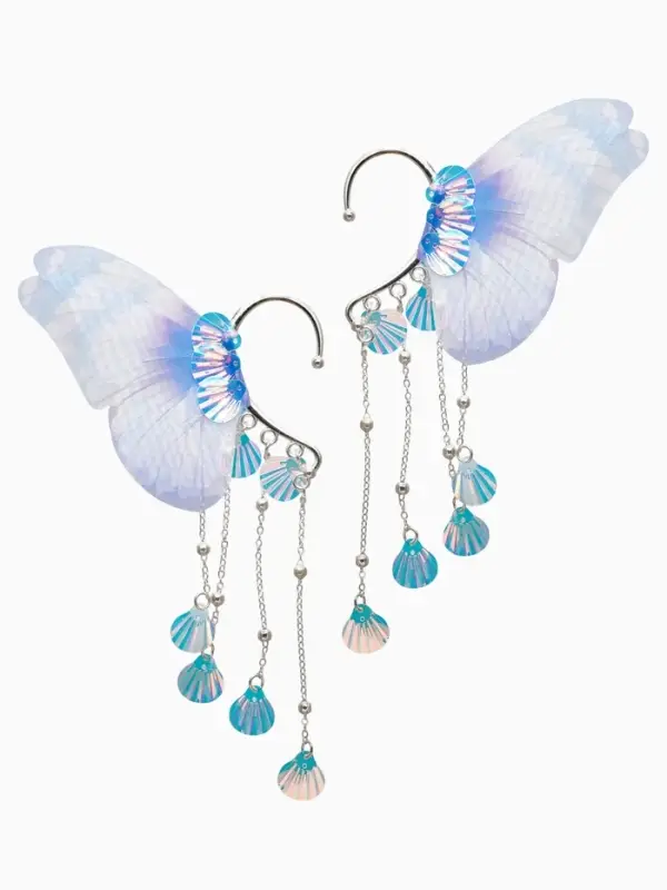 Каффы детские Каффы детские "Выбражулька" крылья, цвет фиолетово-голубой