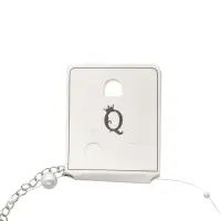 Бусы на леске &laquo;Жемчуг&raquo; шар №4+8, белое в серебре