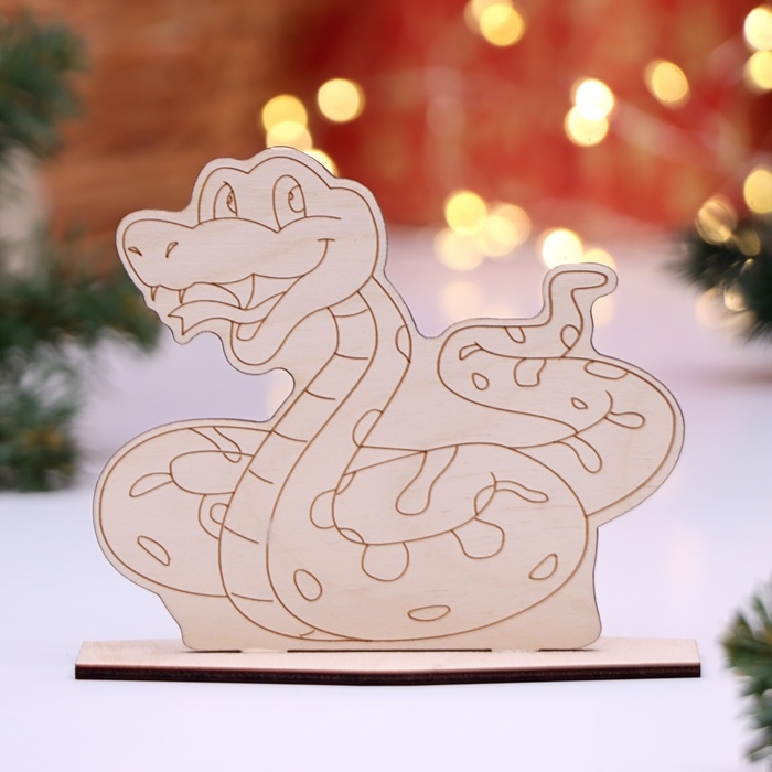 Декоративная подставка Декоративная подставка "Змейка 2025", 12,5 х 10,5 х 5 см