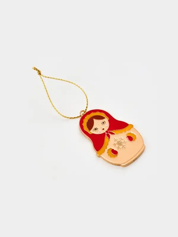 Ёлочная игрушка &laquo;Матрешка&raquo;, 3.3&times;5.2 см