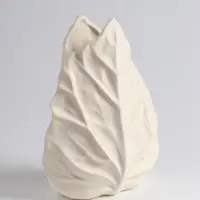 Ваза &laquo;Давинсия&raquo;, 20.5&times;16 см, керамика, бежевая