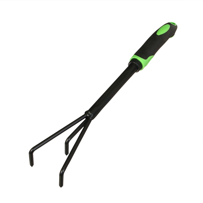 Рыхлитель Greengo, длина 36 см, 3 зубца, эргономичная прорезиненная ручка Рыхлитель Greengo, длина 36 см, 3 зубца, эргономичная прорезиненная ручка
