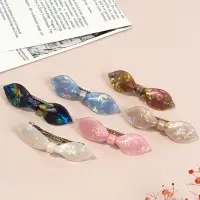 Заколка - автомат для волос «Вэнна» стиль, 8.5 см, МИКС