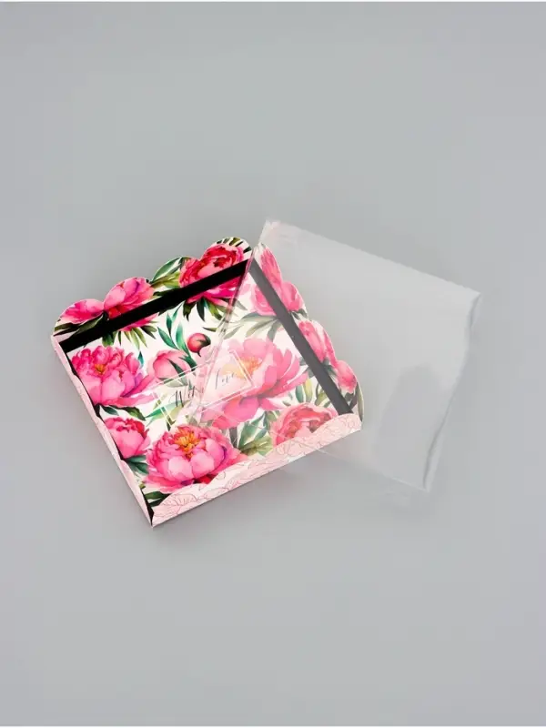 Коробка для печенья, «С Любовью», 12×12×3 см