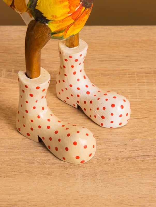 Сувенир дерево Сувенир дерево "Утка модница в цв.ах" 9х11х27 см