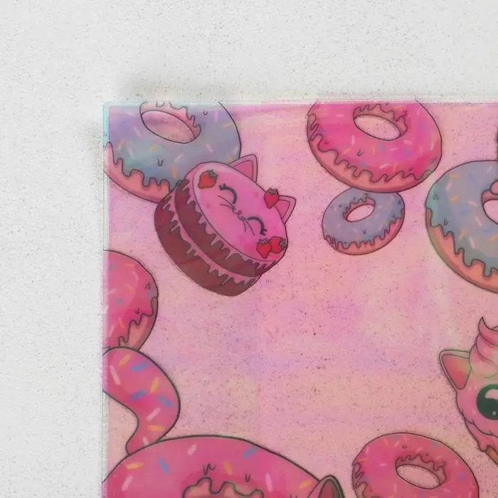 Обложка для тетрадей &laquo;Пончик&raquo;, 34.7&times;21.1 см