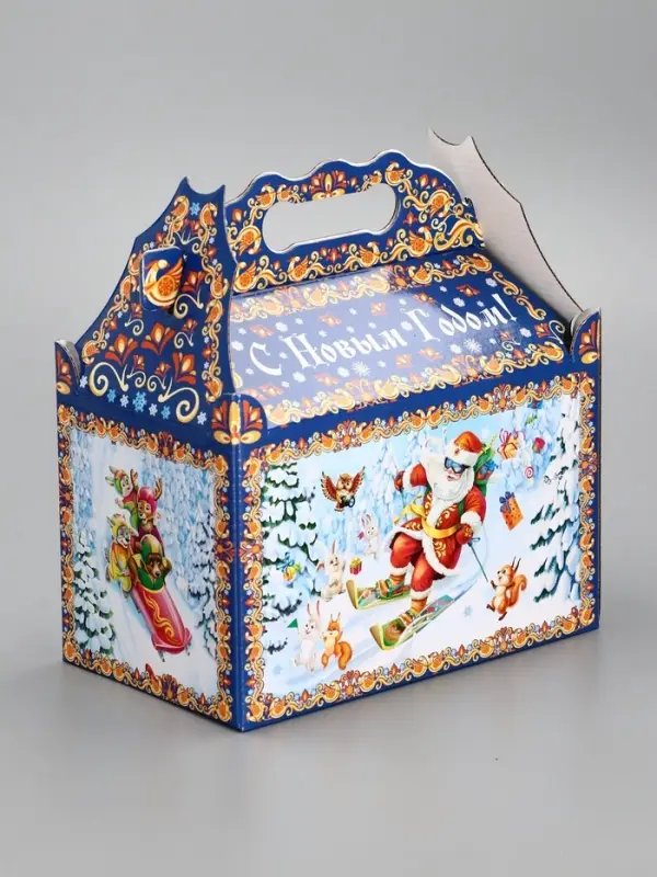Подарочная новогодняя коробка «Олимпиада», для сладких подарков, 20×12×19 см Подарочная новогодняя коробка «Олимпиада», для сладких подарков, 20×12×19 см