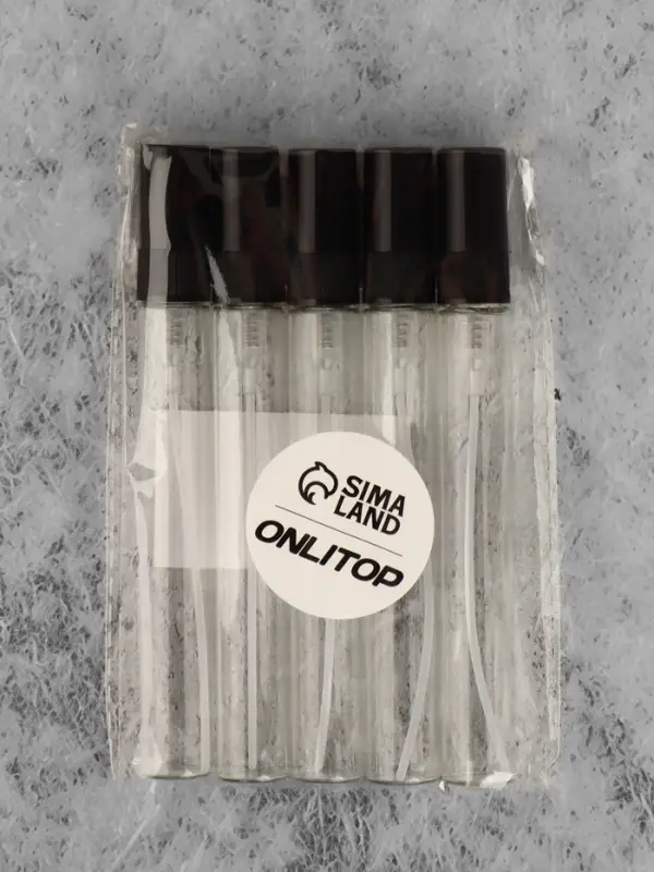 Флакон для парфюма, с распылителем, 10 мл, фасовка – 5 шт., чёрный