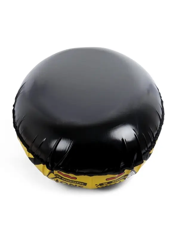 Тюбинг-ватрушка овальный МАШИНКА желтая Тюбинг-ватрушка овальный МАШИНКА желтая