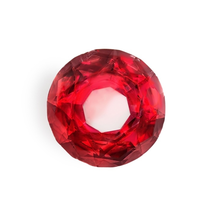 Ручка-кнопка CAPPIO Ручка-кнопка CAPPIO "Алмаз", цвет красный, стеклянная, d=30 мм