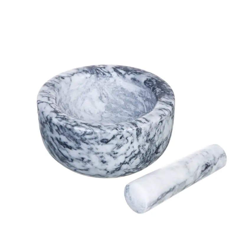 VETTA Ступка с пестиком, 11,5x6см, мрамор, 2 цвета
