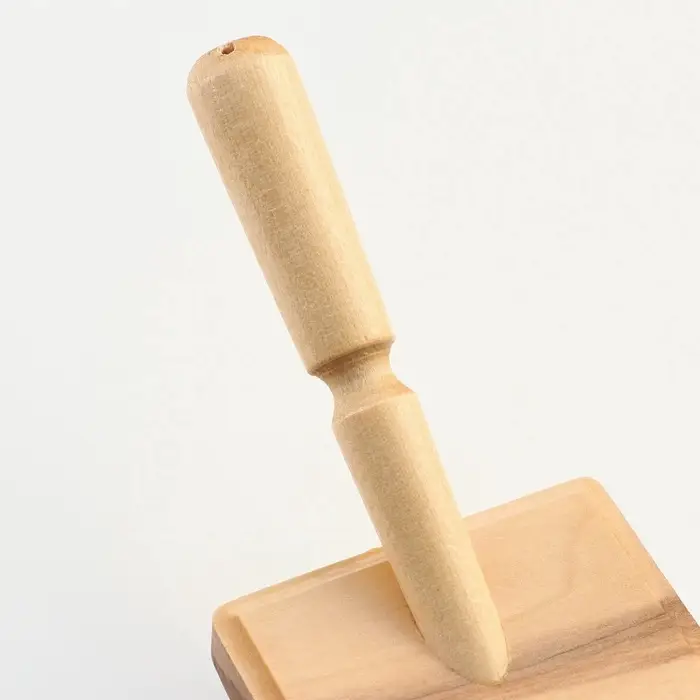 Щетка - пуходёрка &laquo;Премиум&raquo;, основание 80&times;60 мм, без капель, для длинношерстных животных, дерево