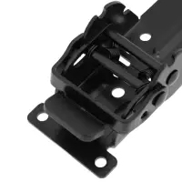 Кронштейн складной ТУНДРА ks001, 70х70 мм, цвет черный, набор 2 шт