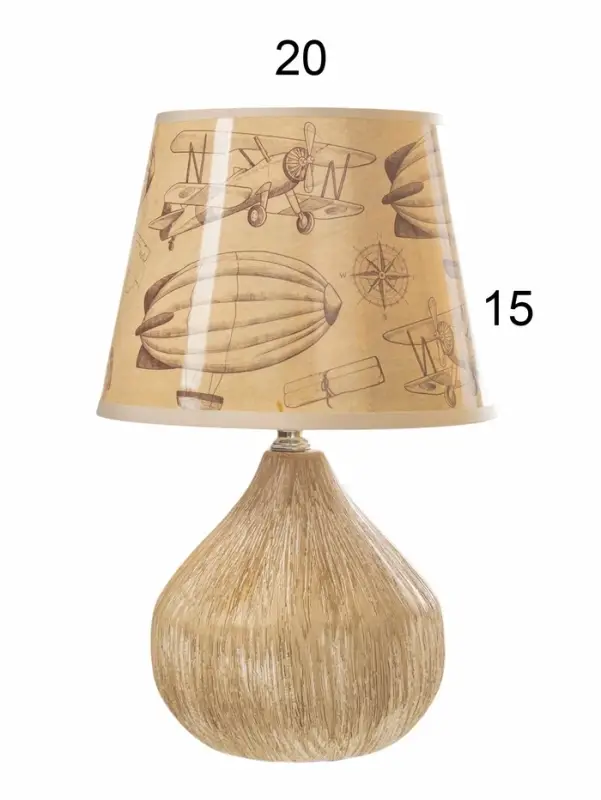 Настольная лампа Настольная лампа "Селано" Е14 40Вт белый 20х20х23 см RISALUX