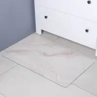 Коврик для дома Доляна &laquo;Мрамор&raquo;, влаговпитывающий, 49&times;79 см, розовый