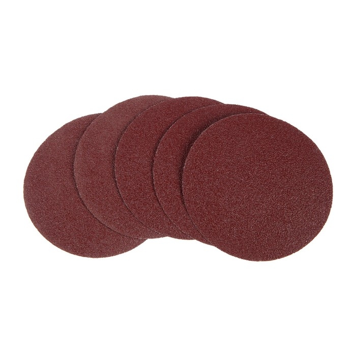 Круг абразивный шлифовальный под  Круг абразивный шлифовальный под "липучку" ТУНДРА, 125 мм, Р40, 100 шт.