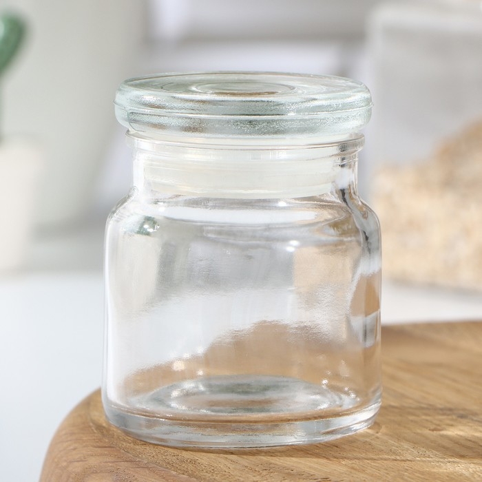 Баночка стеклянная для специй «Вкус жизни», 100 мл, 6×6,5 см