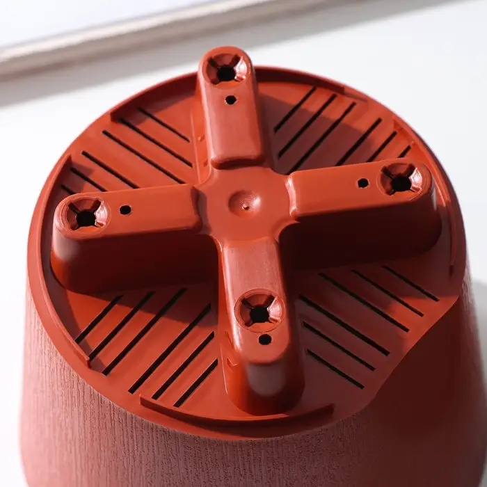 Горшок для цветов с прикорневым поливом «Альянс», 1 л, d=13 см, h=12 см, цвет терракот Горшок для цветов с прикорневым поливом «Альянс», 1 л, d=13 см, h=12 см, цвет терракот