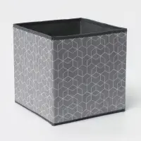Короб стеллажный для хранения Доляна &laquo;Фора&raquo;, 25&times;25&times;25 см, серый