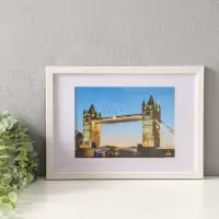 Фоторамка для фото 21х30 см, с паспарту 15х21 см, Lumo, белый