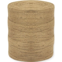 Шнур джутовый плетёный 1,2кТекс 5кгс  1,5кг 900м СПб