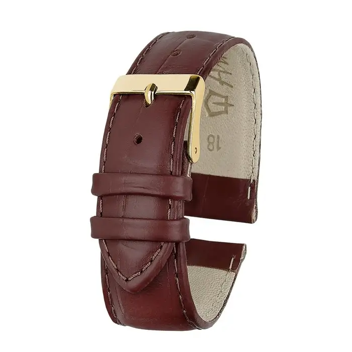 Ремешок для часов, мужской, 18 мм, запряжник 75 мм, горт 115 мм, натуральная кожа Ремешок для часов, мужской, 18 мм, запряжник 75 мм, горт 115 мм, натуральная кожа