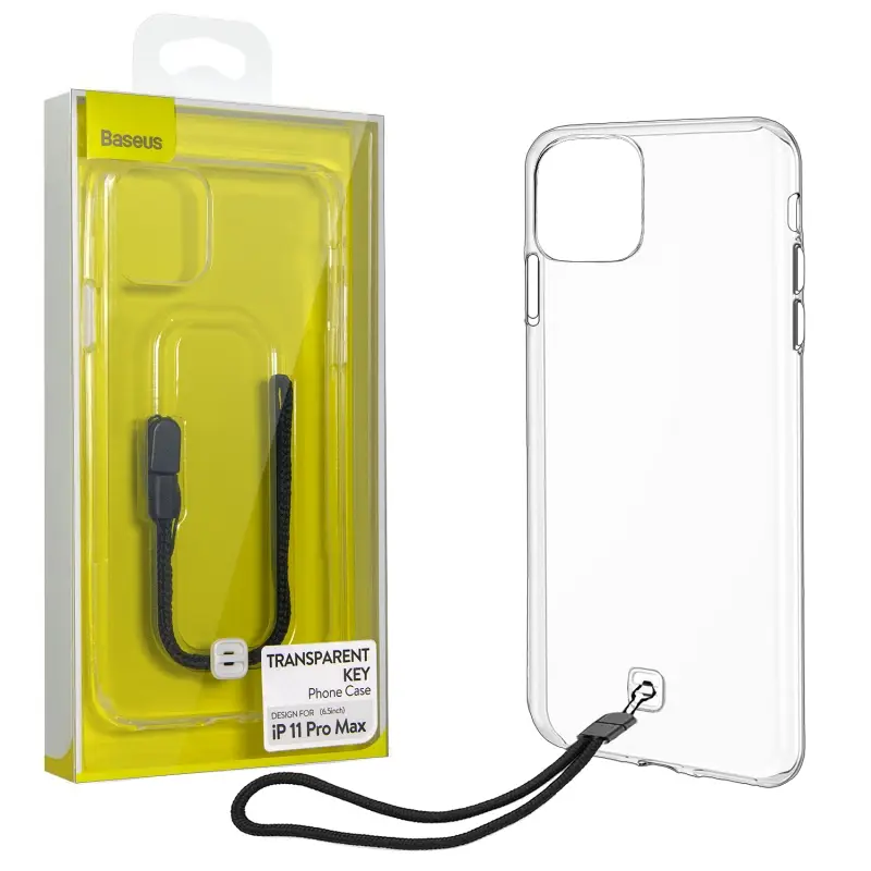Чехол iPh 11 Pro MAX Transparent Key Baseus прозрачный