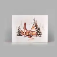 Коробка для сладостей &laquo;Новогодний венок&raquo;, 20&times;15&times;5 см